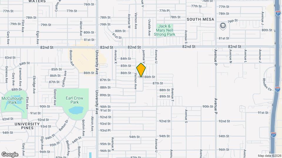 8606 Avenue V Map and Location Details