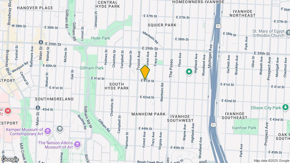 4100 Forest Ave Map and Location Details