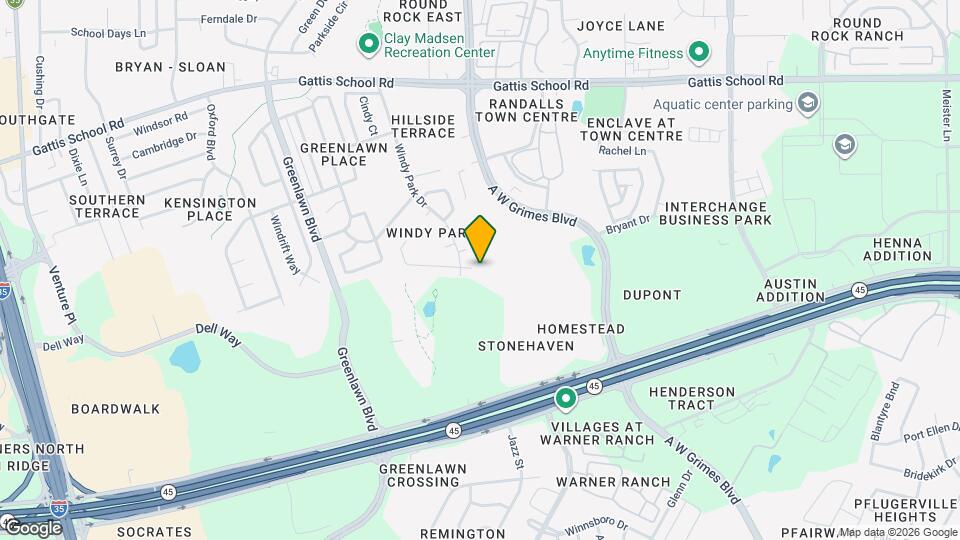 1717 Parkfield Cove Map and Location Details