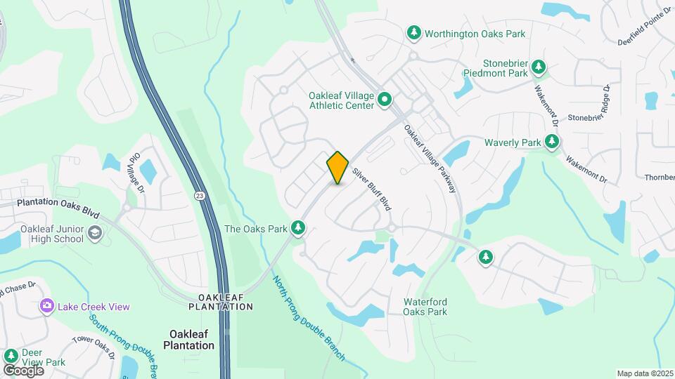 1727 Canopy Oaks Dr Map and Location Details