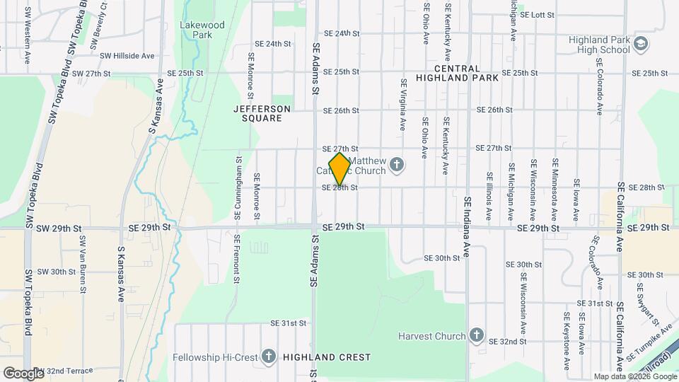 2800 SE Massachusetts Ave Map and Location Details