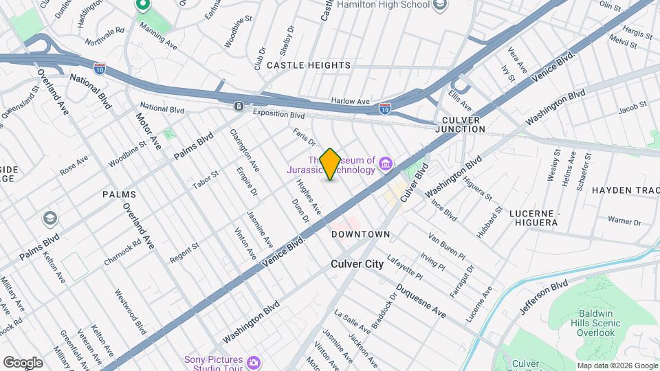 3744 Delmas Terrace Map and Location Details