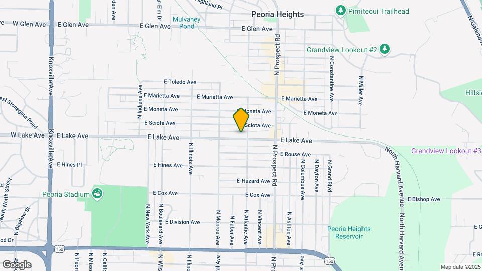 1113 E Lake Ave Mapa y Detalles de la Ubicación