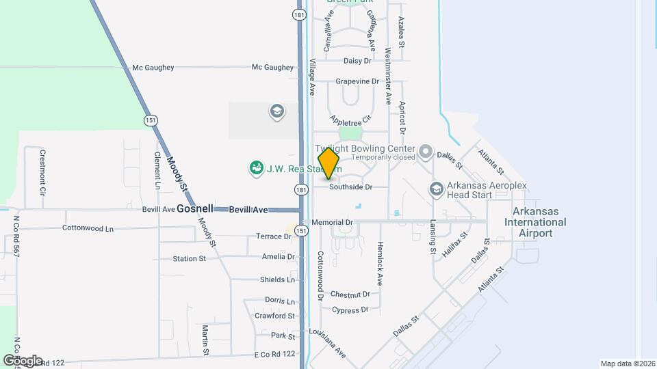 Southpointe Apartments Map and Location Details