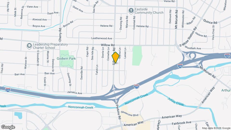 1788 S Perkins Rd Map and Location Details