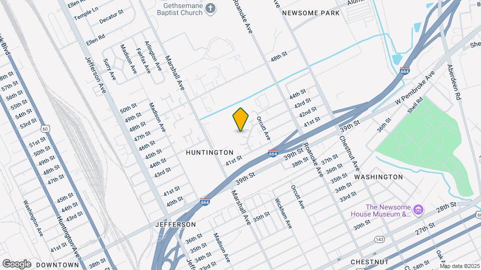 4217 Newsome Dr Map and Location Details