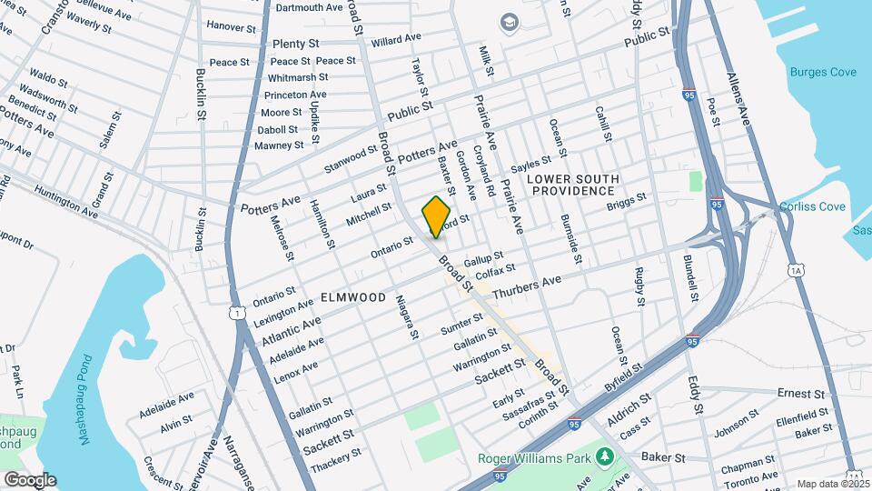 882 Broad St Mapa y Detalles de la Ubicación