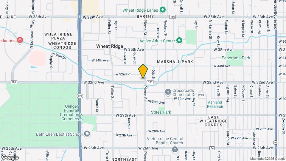 6803 W 32nd Ave Map and Location Details