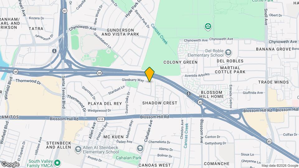560 Glenburry Way Map and Location Details