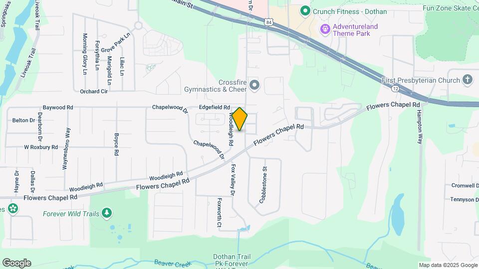 500 S Woodburn Dr Map and Location Details