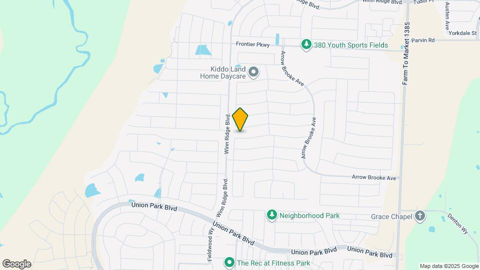 1111 Saddle Ridge Dr Map and Location Details