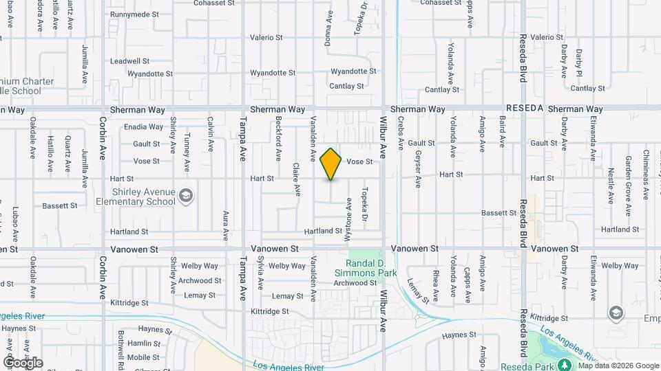 6953 Donna Ave Map and Location Details