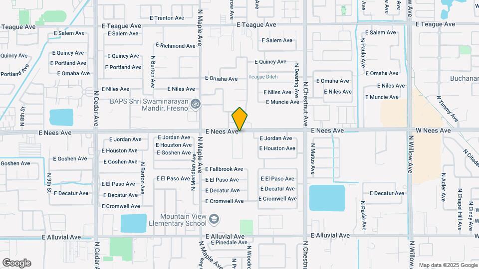 7973 N Woodrow Ave Map and Location Details
