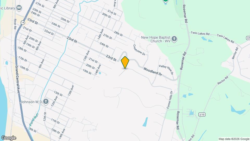 1706 Forest Hills Dr Mapa y Detalles de la Ubicación