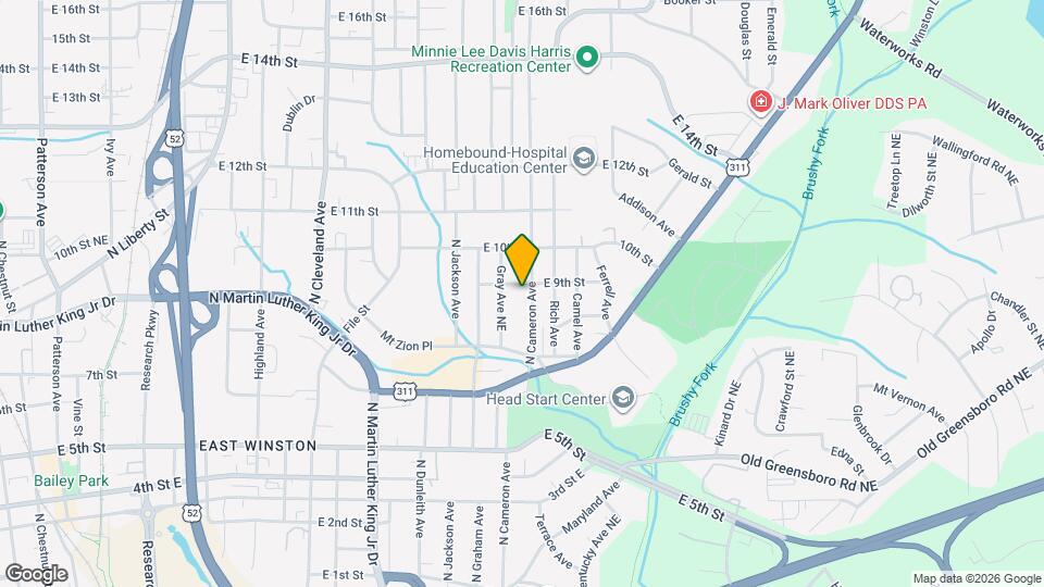 856 N Cameron Ave Map and Location Details