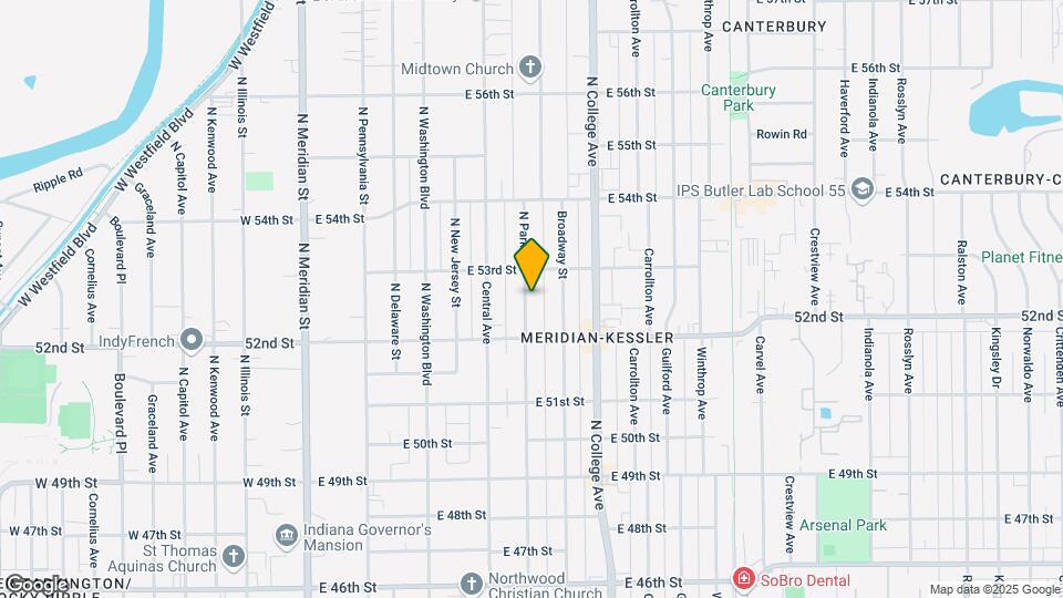 5243 N Park Ave Map and Location Details