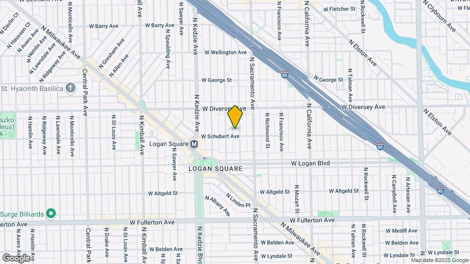 2704 N Whipple St Map and Location Details