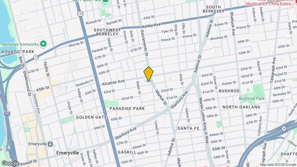950 63rd St Map and Location Details
