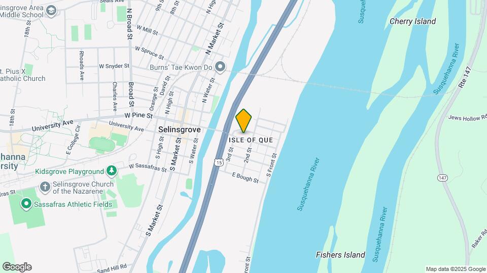 210 E Pine St Map and Location Details