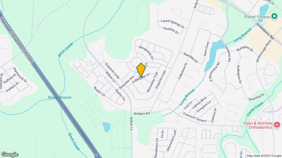 1556 Culpepper Ln Map and Location Details