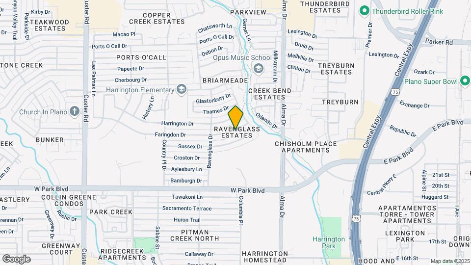 1412 Faringdon Dr Map and Location Details