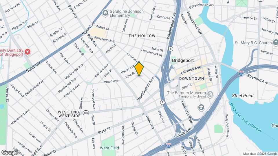 100 Washington Terrace Map and Location Details