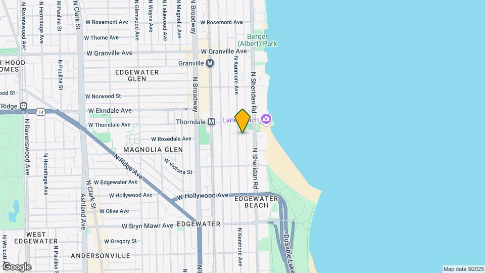 5901 N Kenmore Ave Mapa y Detalles de la Ubicación