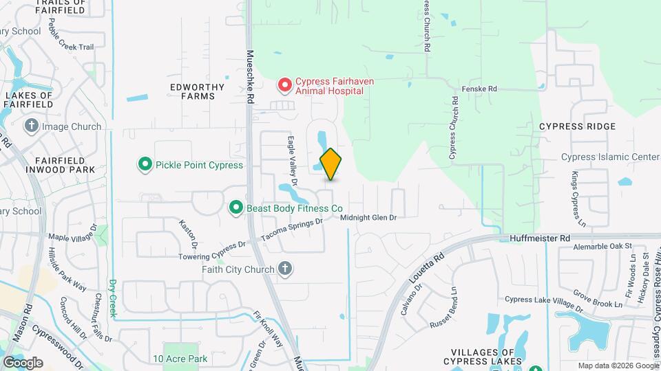 19606 Trent Creek Dr Mapa y Detalles de la Ubicación