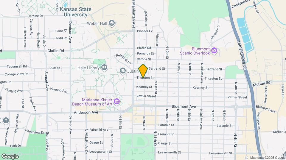 1203 Thurston St, Unit 3 Mapa y Detalles de la Ubicación