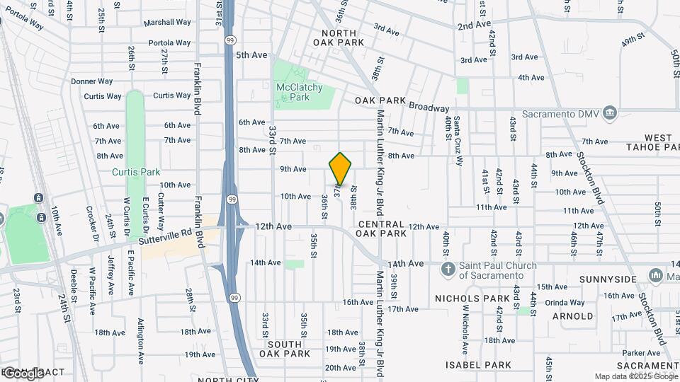 3459 37th St Map and Location Details