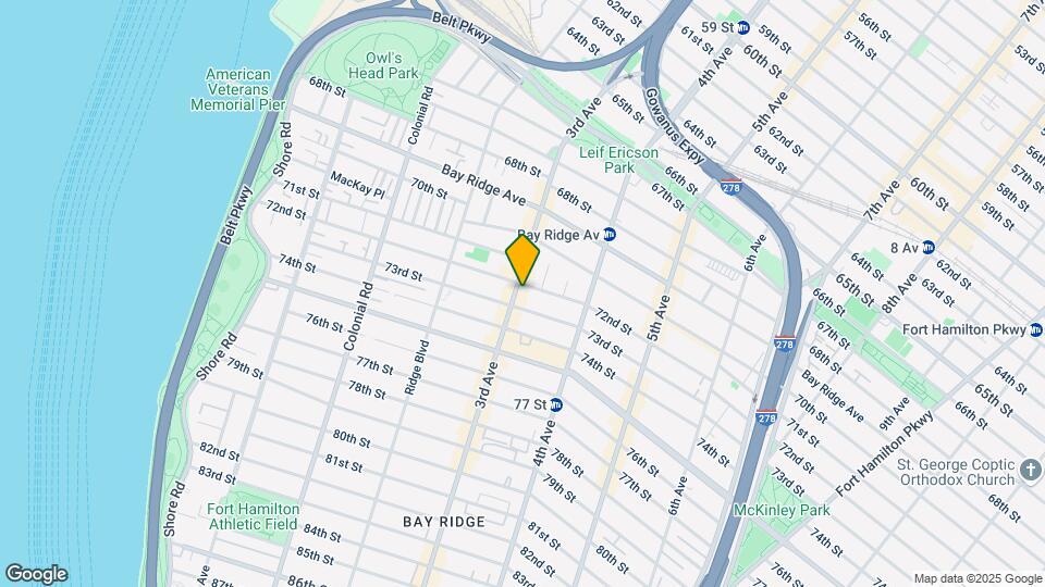 Bay Ridge Mapa y Detalles de la Ubicación