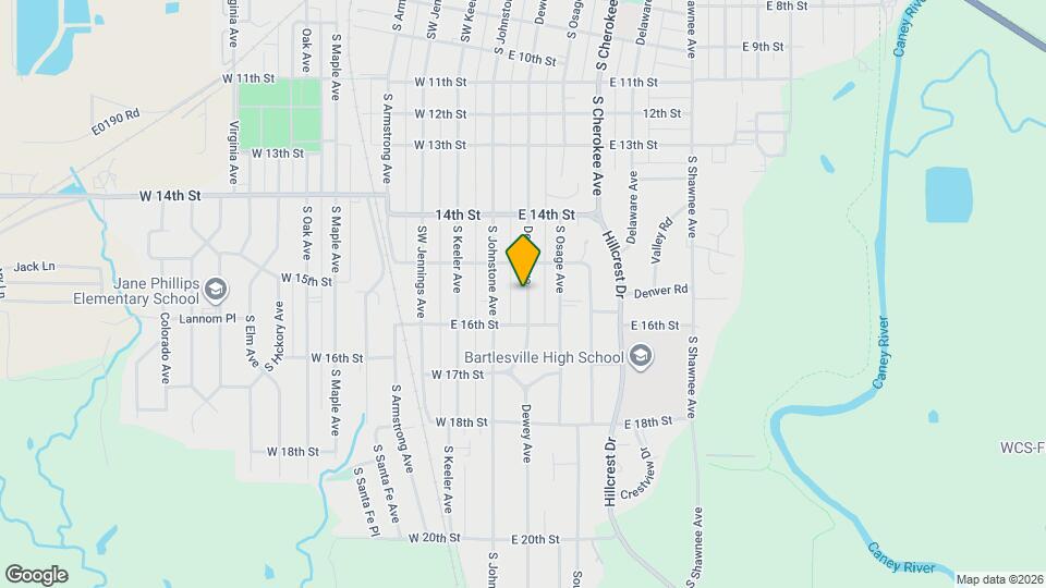 1525 Dewey Ave Map and Location Details