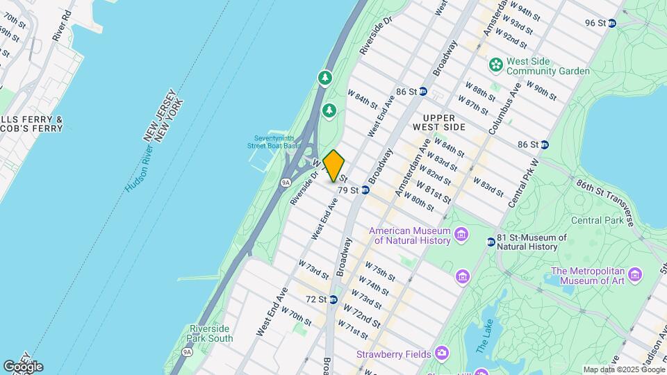 303 W 78th St Mapa y Detalles de la Ubicación