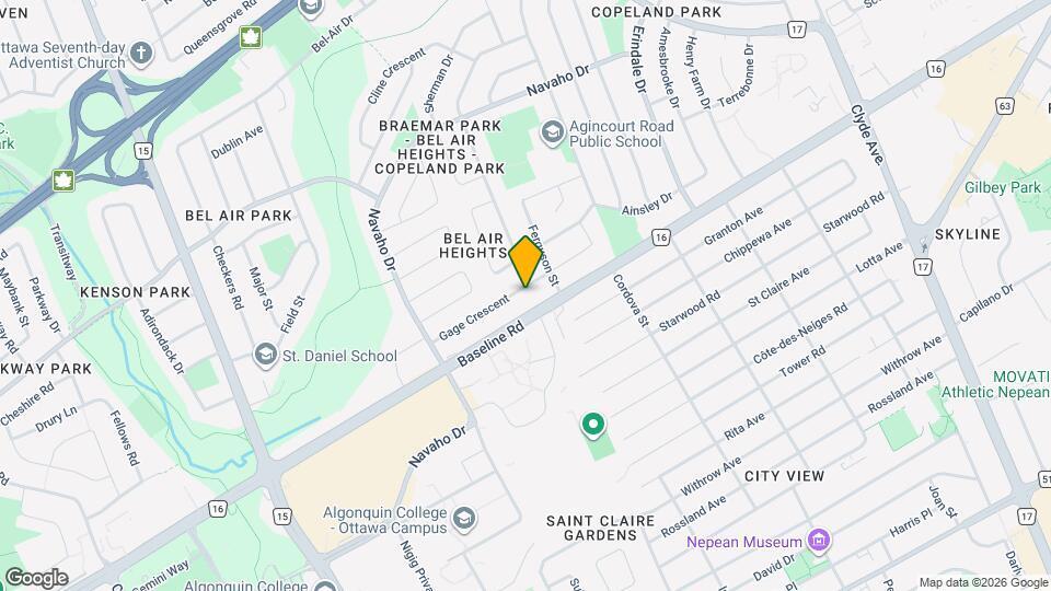 1746 Gage Crescent Map and Location Details