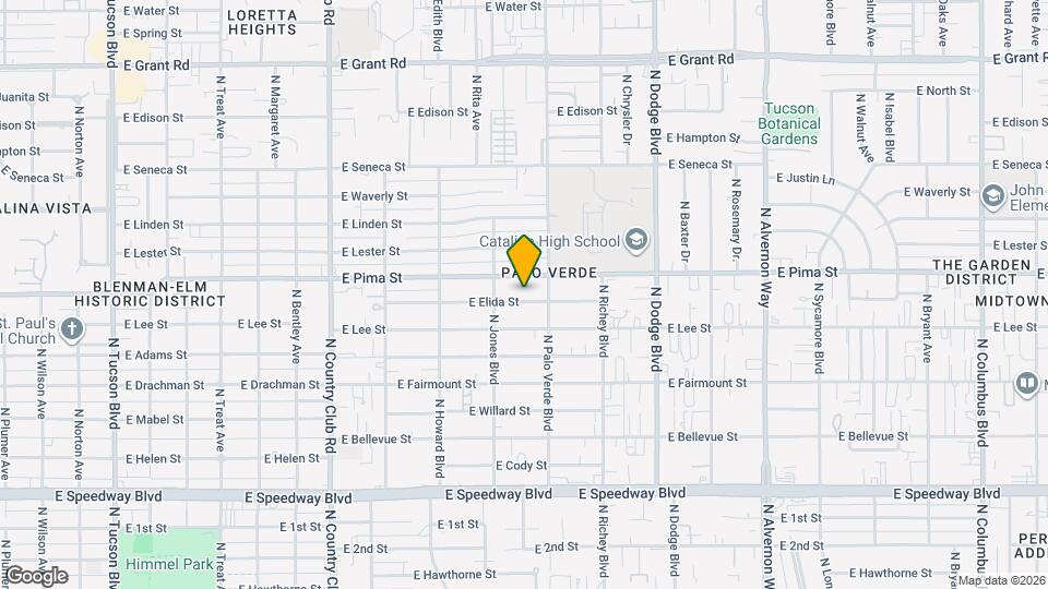 3435 E Elida St Map and Location Details