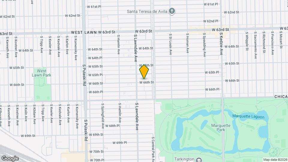 3630 W 66th St Map and Location Details