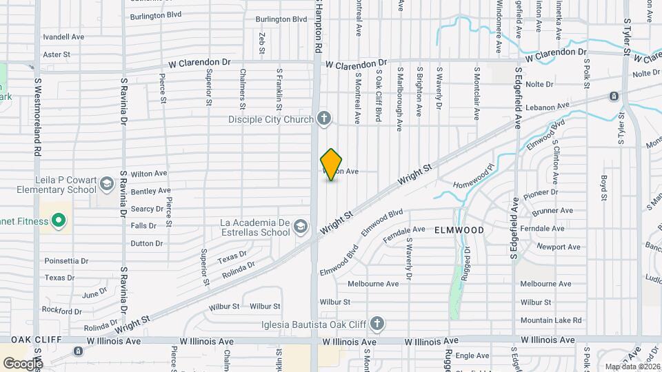 1523 Hollywood Ave Map and Location Details