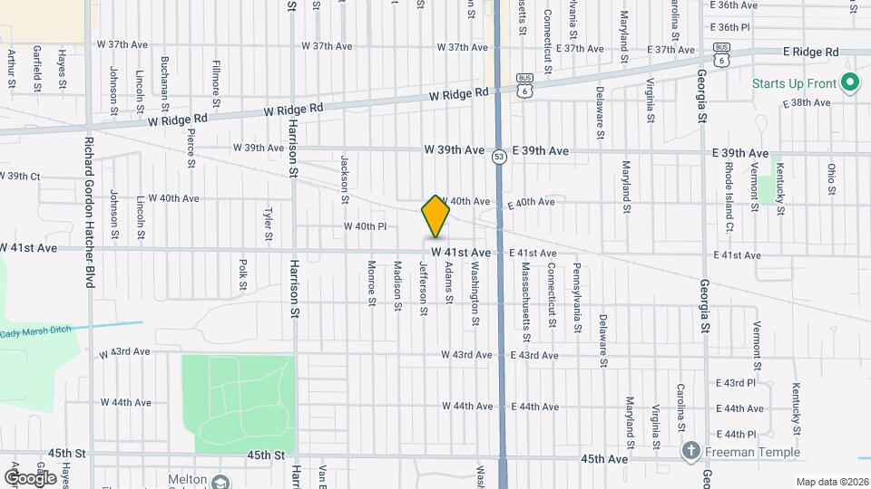 222 W 41st Ave Map and Location Details