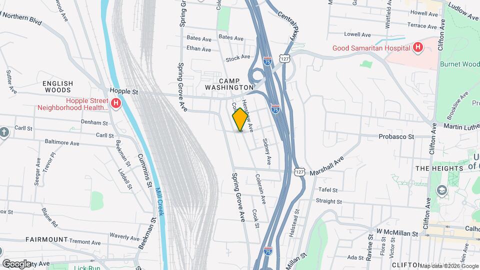 2873 Colerain Ave, Unit #1 Map and Location Details