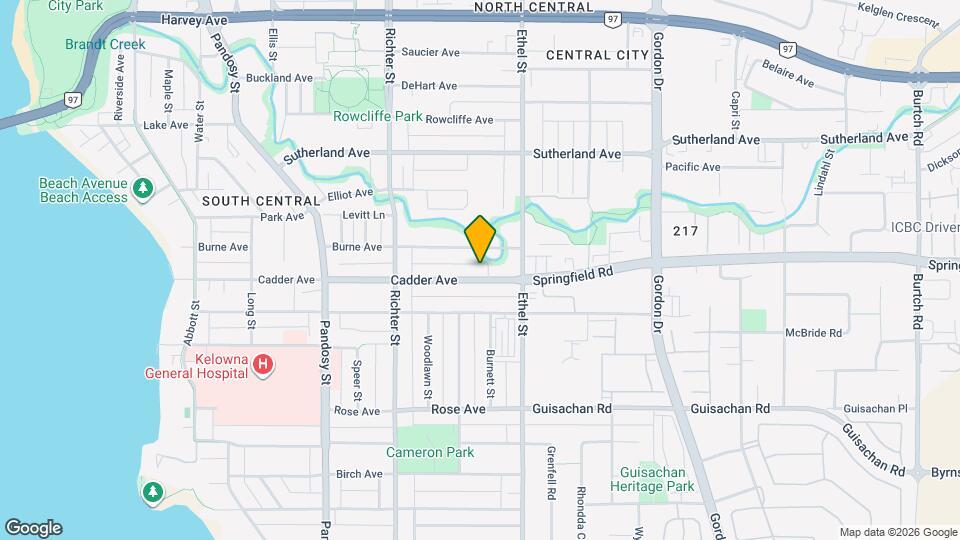 834 Cadder Ave Map and Location Details