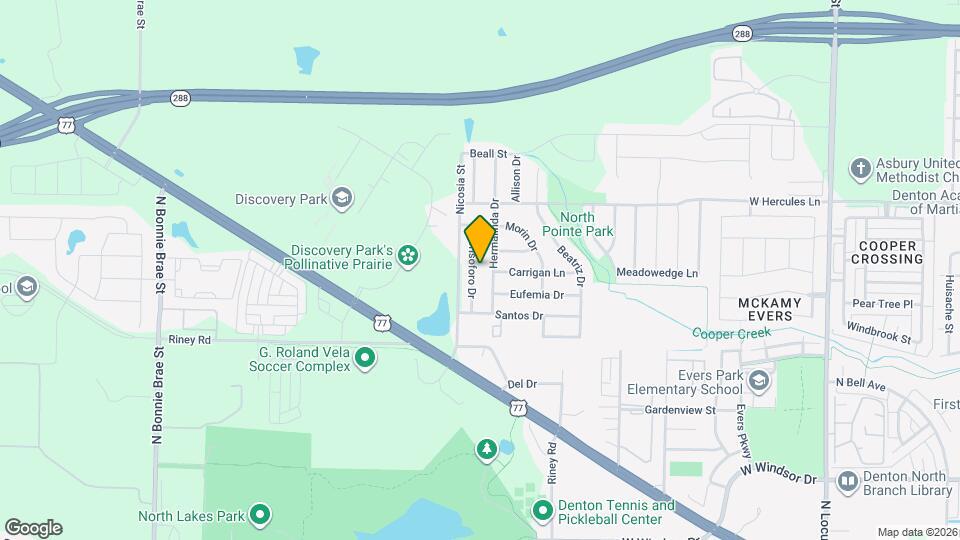 3500 Crisoforo Dr Map and Location Details