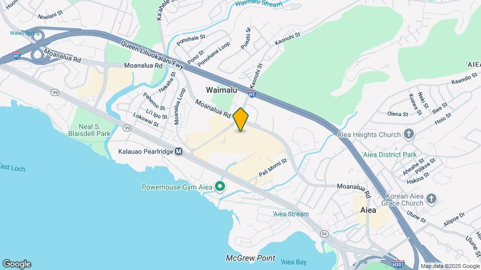 98-1038 Moanalua Rd Map and Location Details