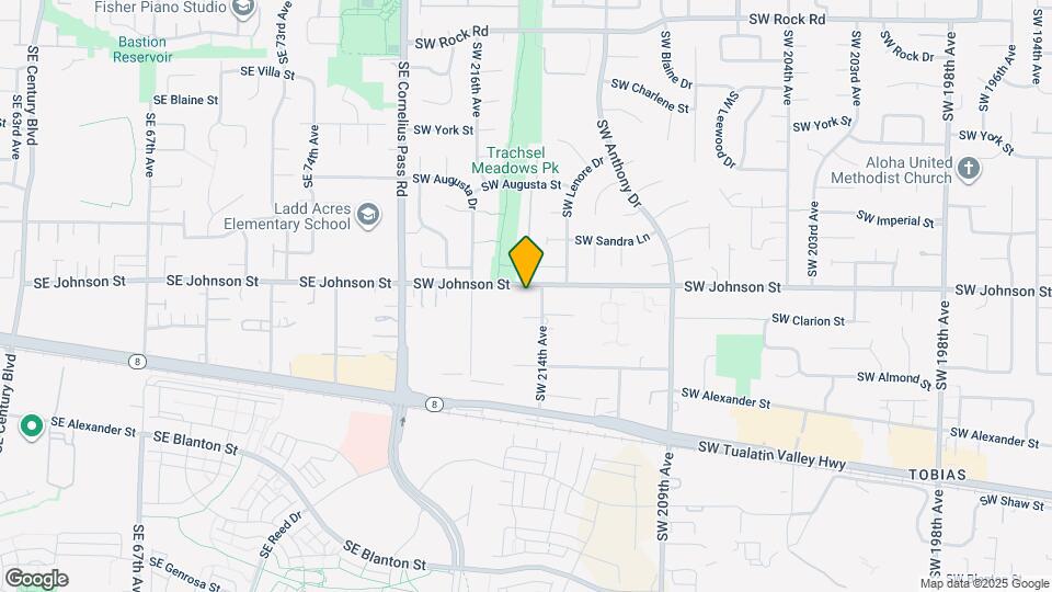 21442 SW Johnson St Map and Location Details