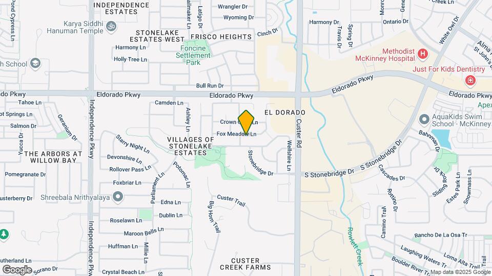 15631 Fox Meadow Ln Map and Location Details