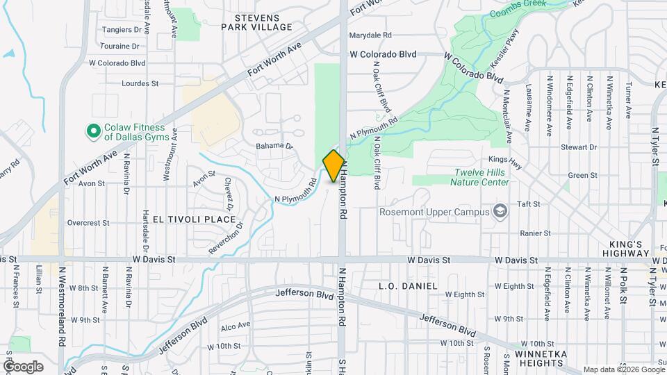 821 N Hampton Rd Map and Location Details