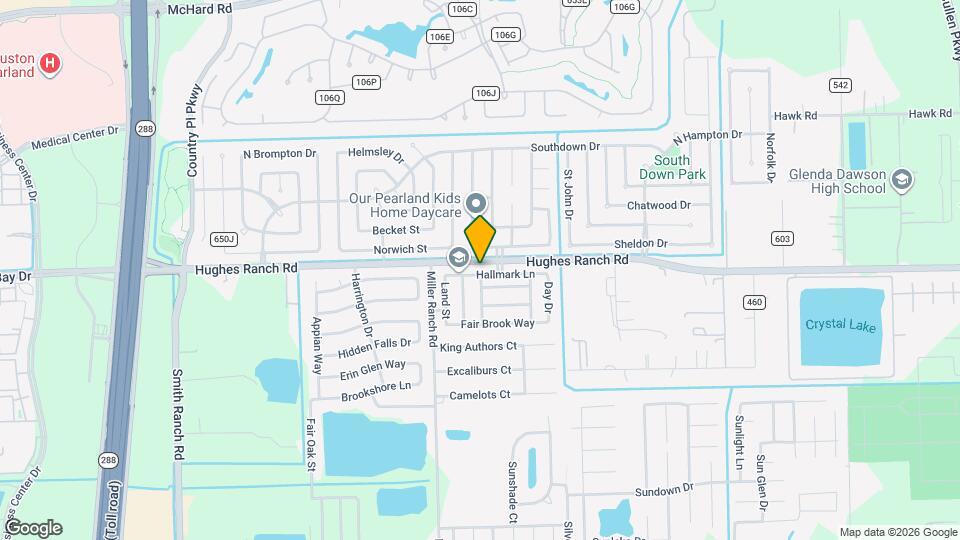 9803 Hallmark Ln Map and Location Details