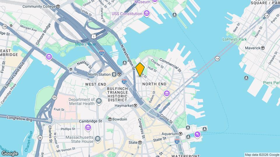 172 Endicott St Map and Location Details