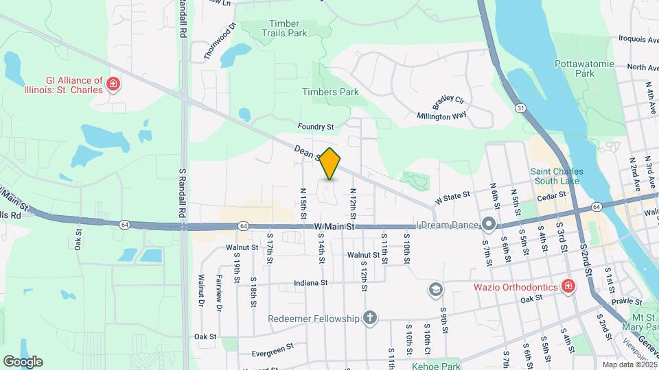 1340 Brook St Map and Location Details