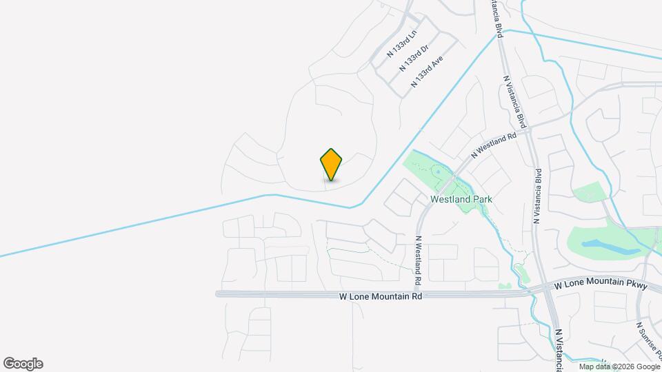 13542 W Copper Leaf Ln Map and Location Details