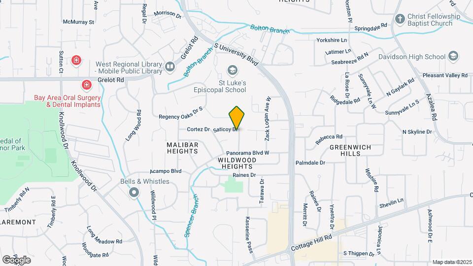 1602 Catalina Dr Map and Location Details